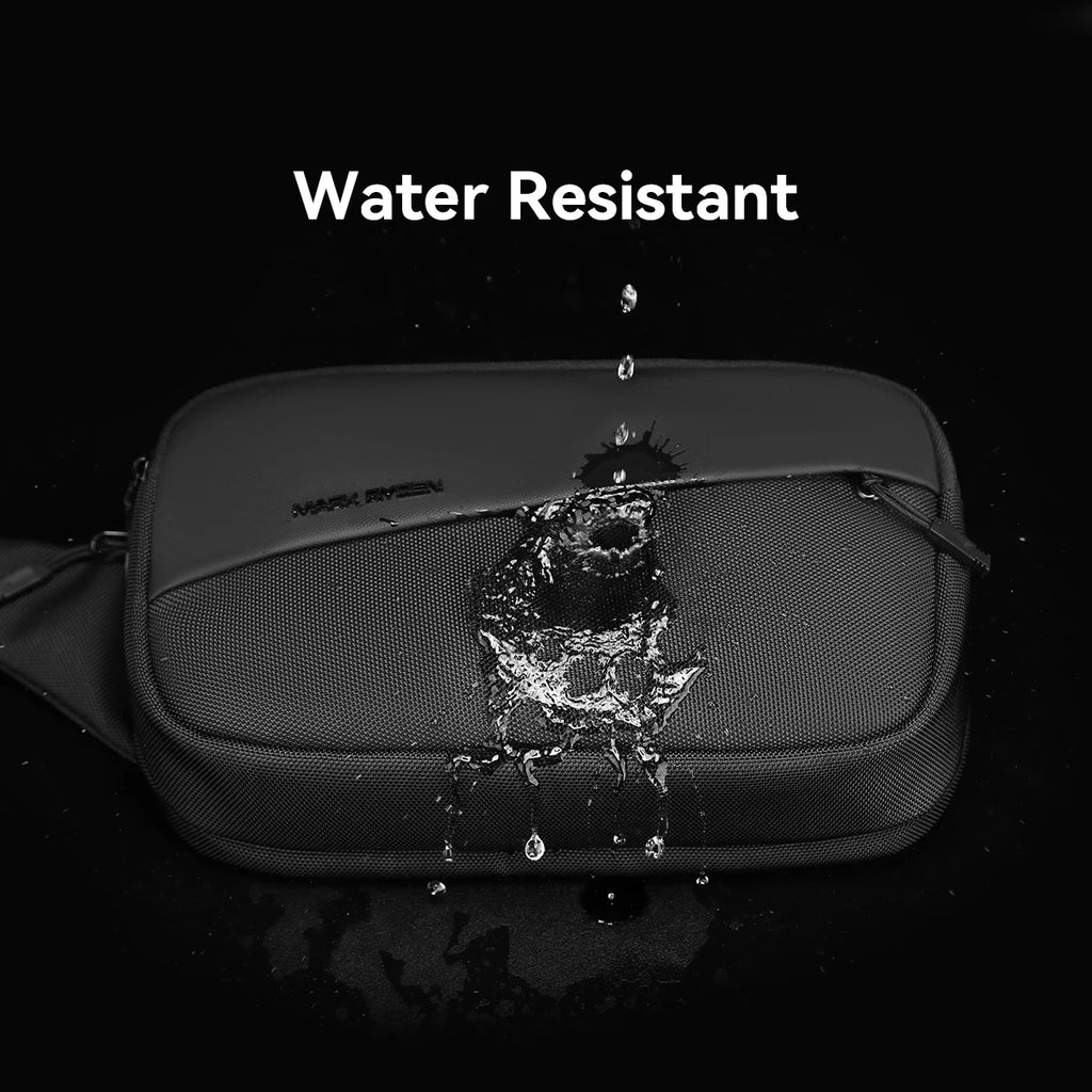 MARK RYDEN Mini Shoulder Bag Crossbody Bag for Men with Multiple Pockets Fits 7.9in Ipad