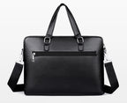 Sacoche Homme Format A4 en Simili Cuir Grainé