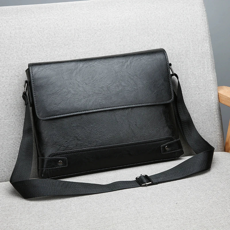 Shoulder Bag, Men's Crossbody Bag, Business Bag, Large Capacity, For Business Trips and Work