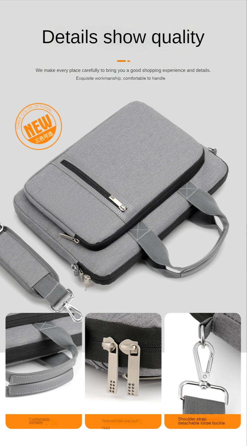 Original IHOYI Computer Bag Portable Business Notebook Bag 13/14/15/17 inch Laptop Bag For To Xiaomi Lenovo Macbook