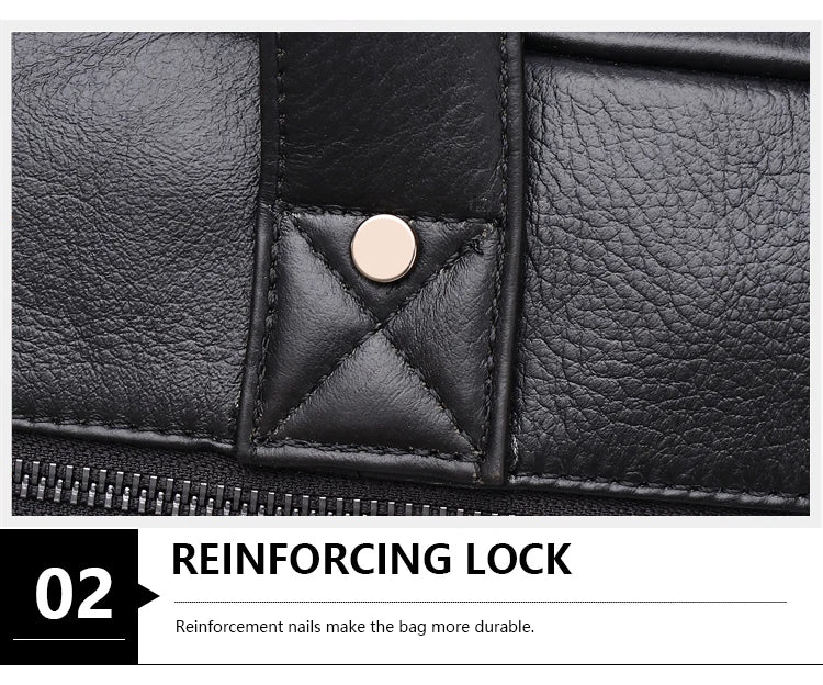 SCHLATUM Genuine Leather Bussiness Briefcases Black for Men luxury handbags Laptop Briefcase Bags 16 inch Office Computer bag