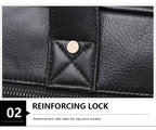 Sacoche Ordinateur Homme 16 Pouces Cuir Noir à Bandoulière