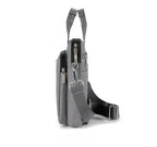 Sacoche Ordinateur Homme Nylon à Compartiment Matelassé