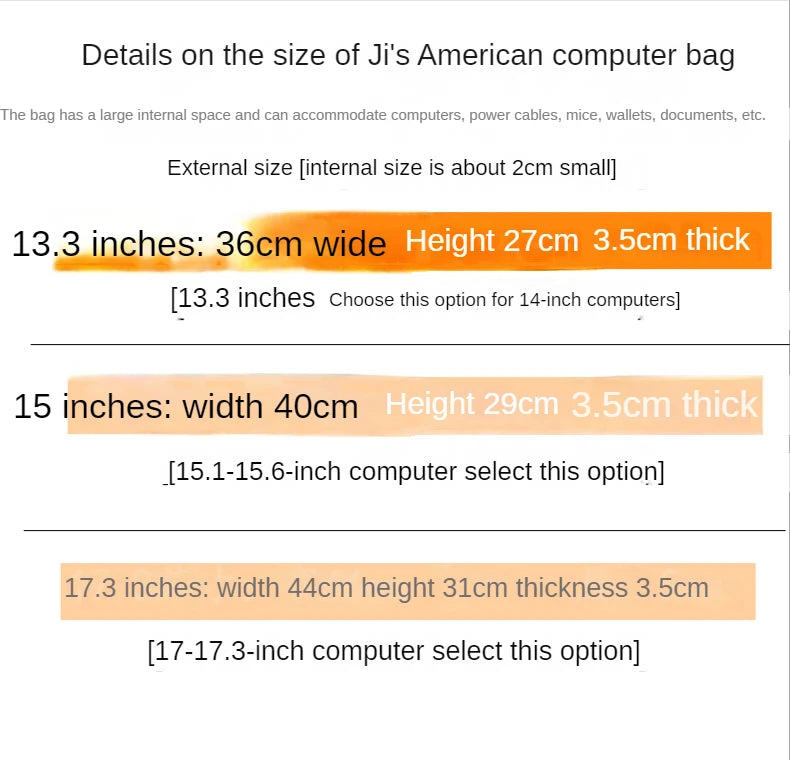 Original IHOYI Computer Bag Portable Business Notebook Bag 13/14/15/17 inch Laptop Bag For To Xiaomi Lenovo Macbook
