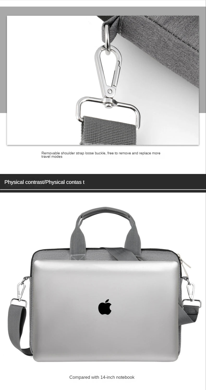 Original IHOYI Computer Bag Portable Business Notebook Bag 13/14/15/17 inch Laptop Bag For To Xiaomi Lenovo Macbook