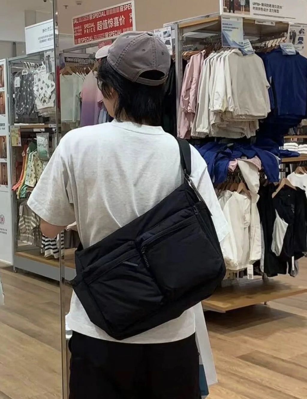 Top Quality Thickened Casual Messenger Bag, Single Shoulder Bag Large Capacity Laptop Bag, Multi Pocket Sport Bags for Women Men
