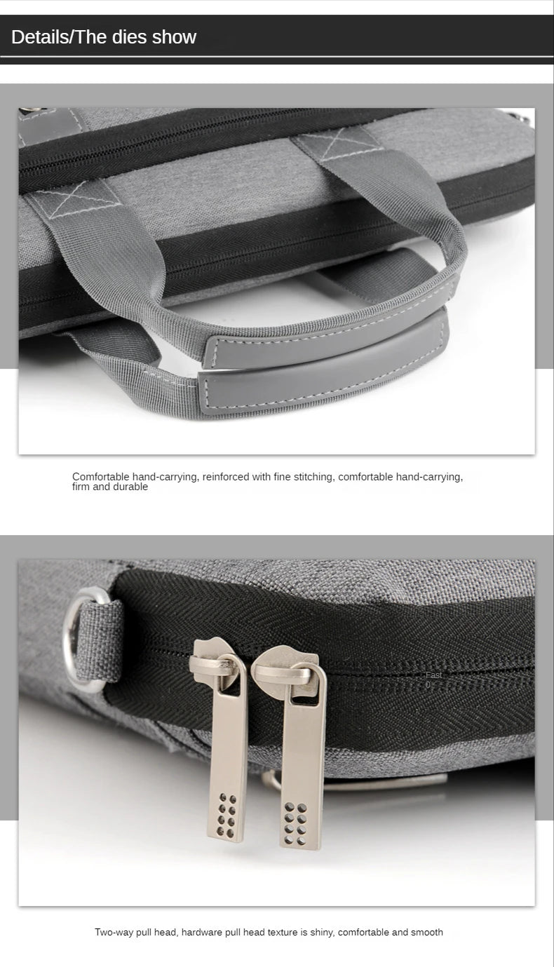 Original IHOYI Computer Bag Portable Business Notebook Bag 13/14/15/17 inch Laptop Bag For To Xiaomi Lenovo Macbook