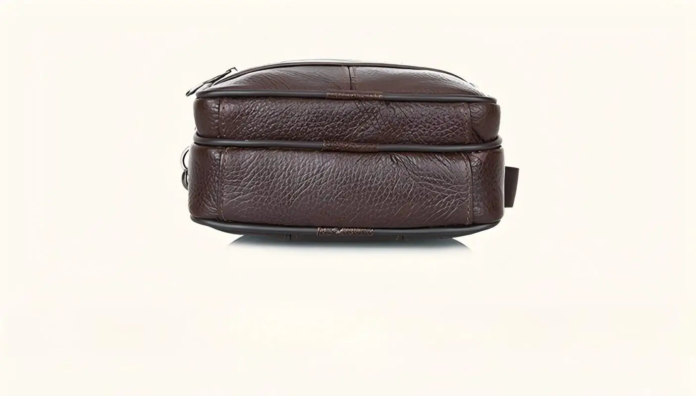 Homefish New Genuine Leather Crossbody Bag Vertical Trendy Multifunctional Shoulder Bag Briefcase Casual Travel Messenger Bag