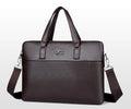 Kangaroo Leather Briefcases For Men Laptop Designer Document A4 Business Tote Handbag Shoulder Square Side Porter Crossbody Bag