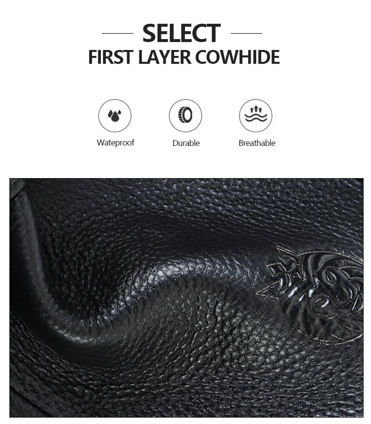 SCHLATUM Genuine Leather Bussiness Briefcases Black for Men luxury handbags Laptop Briefcase Bags 16 inch Office Computer bag