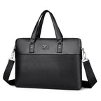 Sacoche Homme Format A4 en Simili Cuir Grainé