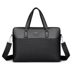 Sacoche Homme Format A4 en Simili Cuir Grainé
