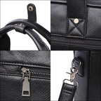 Sacoche Ordinateur Homme 16 Pouces Cuir Noir à Bandoulière