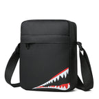 Mini Sacoche Bandoulière Homme en Nylon Noir