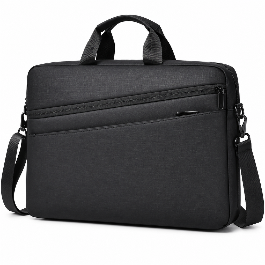 Sacoche Ordinateur Homme 15 ou 17 Pouces, coloris noir