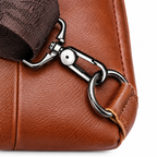 Sacoche Bandoulière Homme en Cuir Véritable à Port USB, photo 4 sur 5