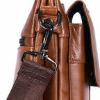 Sacoche Bandoulière Homme en Cuir de Vachette Huilé, photo 5 sur 7