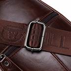 Sacoche Bandoulière Homme en Cuir à Port USB, photo 6 sur 10