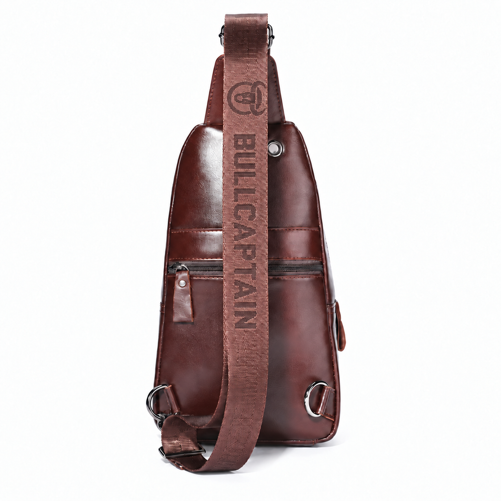 Sacoche Bandoulière Homme en Cuir à Port USB, photo 9 sur 10