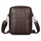 Petite Sacoche Bandoulière Homme en Cuir de Vachette