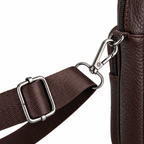 Petite Sacoche Bandoulière Homme en Cuir de Vachette